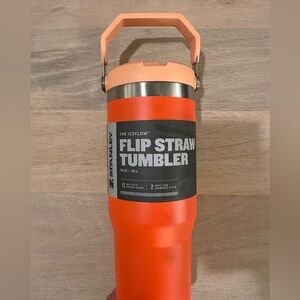 Stanley Flip Straw Tumbler 30 oz Classic Tigerlily